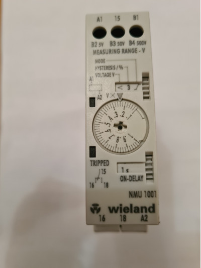 Wieland NMU 1001 R3.185.0440.0. Реле контролю фаз, напруги