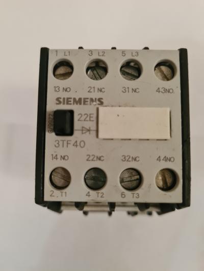 Siemens 3TF40. Контактор на 7,5кВт з котушкою на 24В. Вживаний