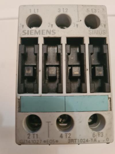 Siemens 3RT1024-1A. Контактор на 5,5кВт з котушкою 220В. Вживаний