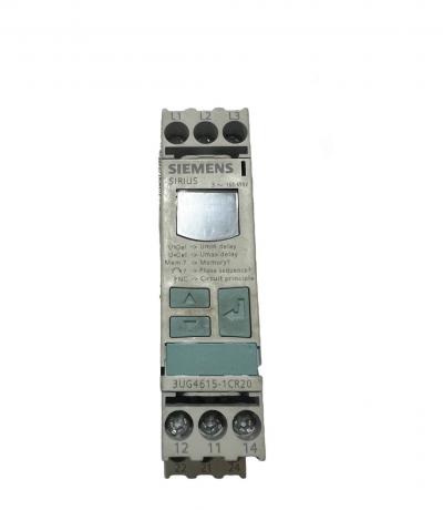 Siemens 3UG4615-1CR20. Voltage control relay. Used