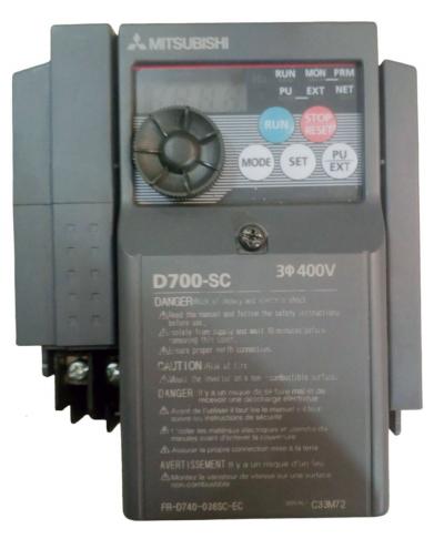 Перетворювач частоти mitsubishi fr-d740-036sc-ec, 1,5 кВт, 3Ф, Вживаний