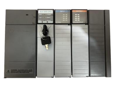  Allen Bradley 1747-650+1746-P1+1746-IB8+OX8. CPU+input output moduls
