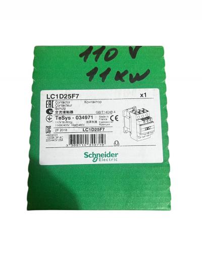 Schneider LC1D25F7. Контактор з котушкою 110V. Новий