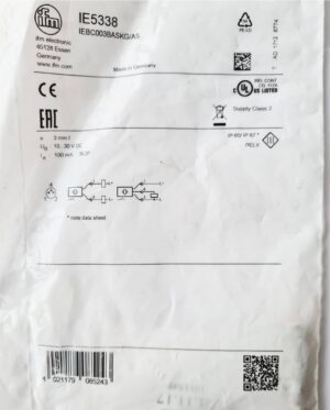 Індуктивний датчик ifm IE5338 IEBC003BASKG/AS, новий