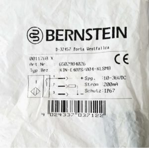Індуктивний датчик 	Bernstein KIN-E40PS/004-KLSM8 6502984026 , новий