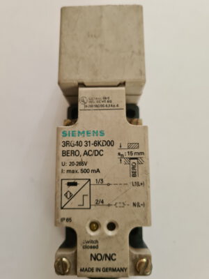 Siemens 3RG40 31-6KD00. Індуктивний датчик. Вживаний