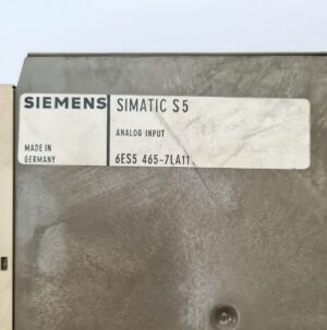 Siemens 6ES5 465-7LA11. Аналоговий вхідний модуль. Вживаний