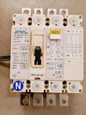 Siemens 3VF 9324-1FA20. Пускач на 25A . Вживаний