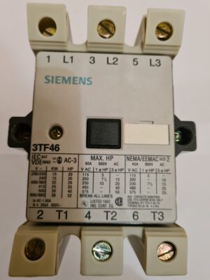 Siemens 3TF46. Контактор на 80А з котушкою 110V. Новий
