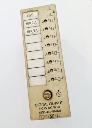 Siemens 6ES5 441-8MA11. Цифровий модуль на 8 виходів. Вживаний