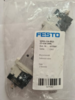 FESTO VUVG-L14-B52-ZT-G18-1R8L. Пневморозподільник. Новий