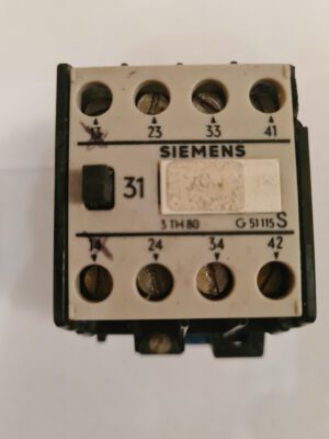 Siemens 3TH80. Контактор на 16А з котушкою 230В. Вживаний