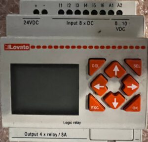 Компактне програмоване логічне реле (мікро-ПЛК) Lovato LRD12RD024