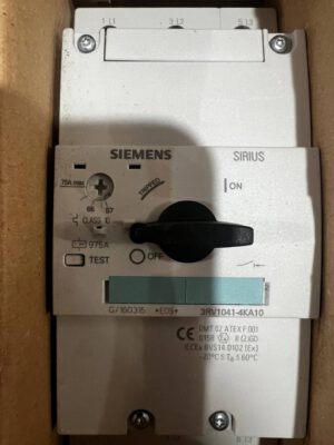 Автомат захисту двигуна (діапазон номін. струму 45 – 63 А) серії SIRIUS, Siemens 3RV1041-4JA10