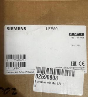 Високотехнологічне ультрафіолетове (УФ) реле контролю полум'я Siemens LFE50