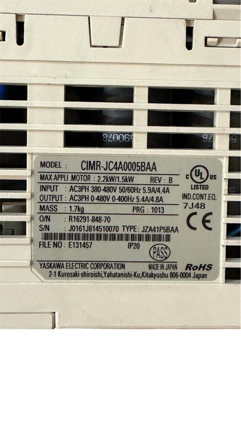 Omron CIMR-JC4A0005BAA 2