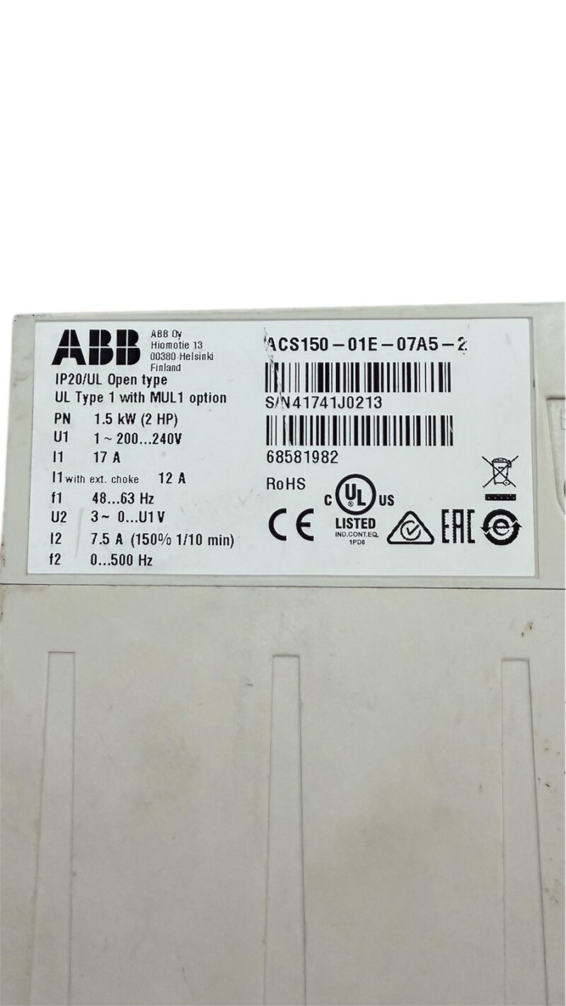 ABB ACS150-01E-07A5-2 2