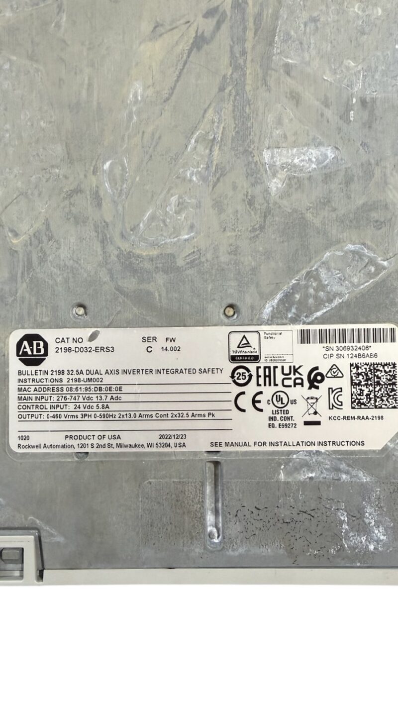 Allen-Bradley 2198-D032-ERS3 2