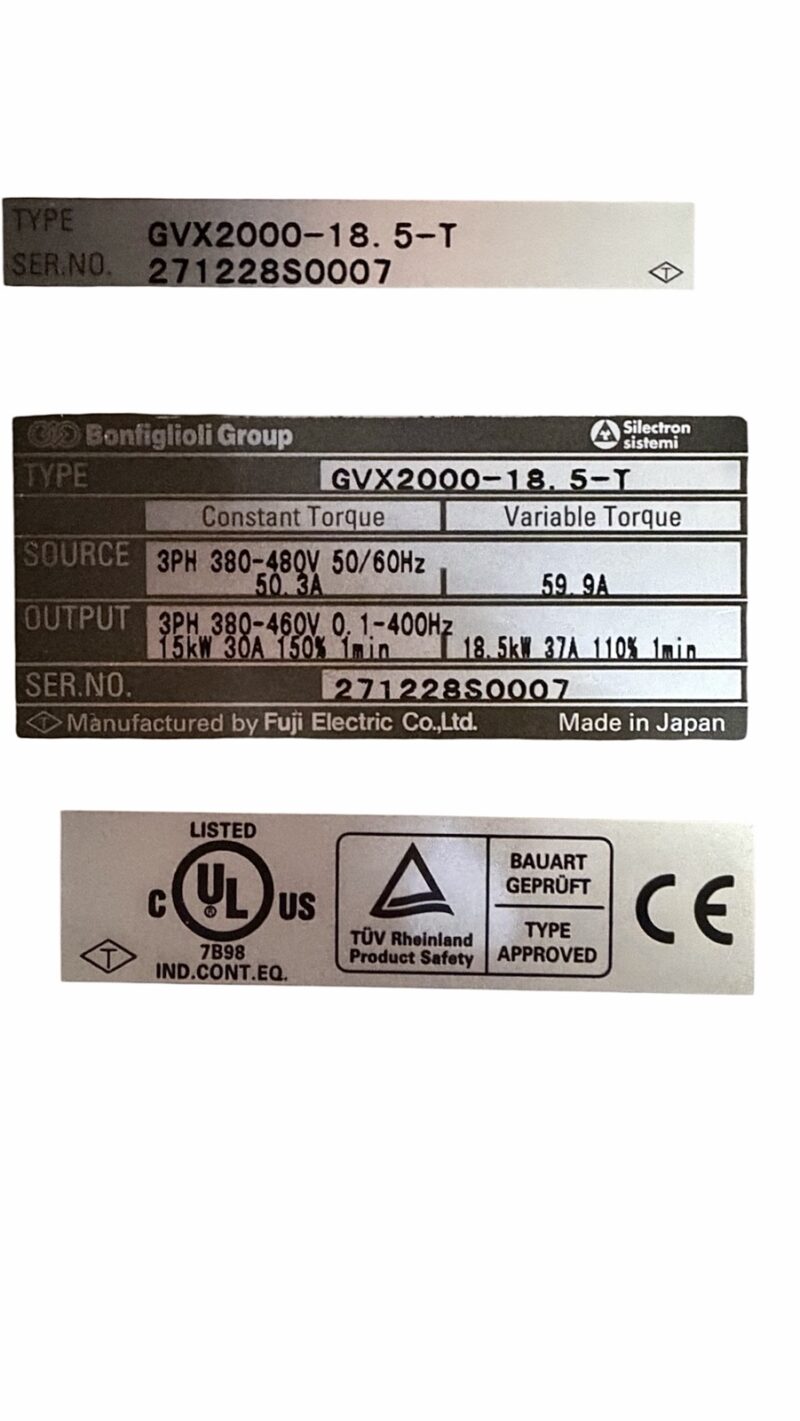 Bonfiglioli GVX2000-18.5-Y