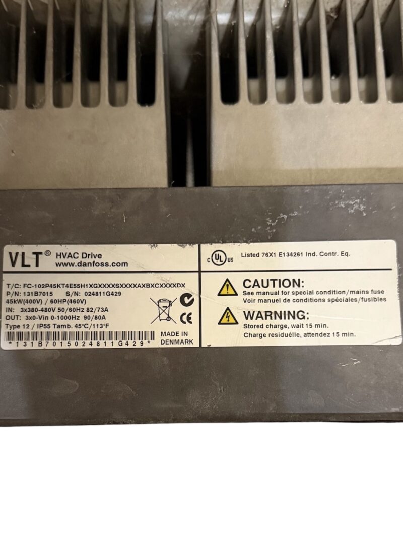 Danfoss FC-102P45KT4E55H1XGXXXXSXXXXAXBXCXXXXDX 2