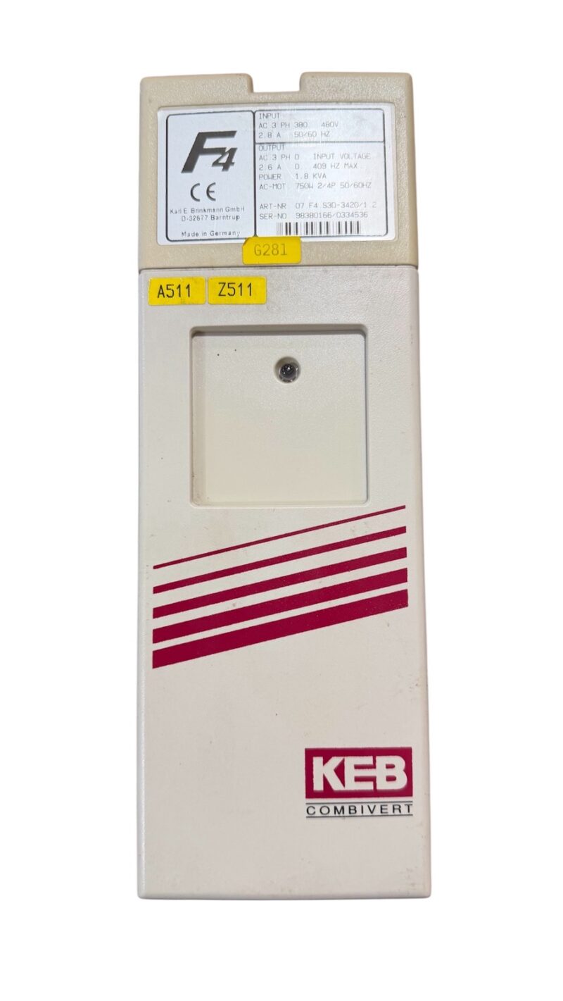 KEB COMBIVERT 07.F4.S3D-3420 1.2