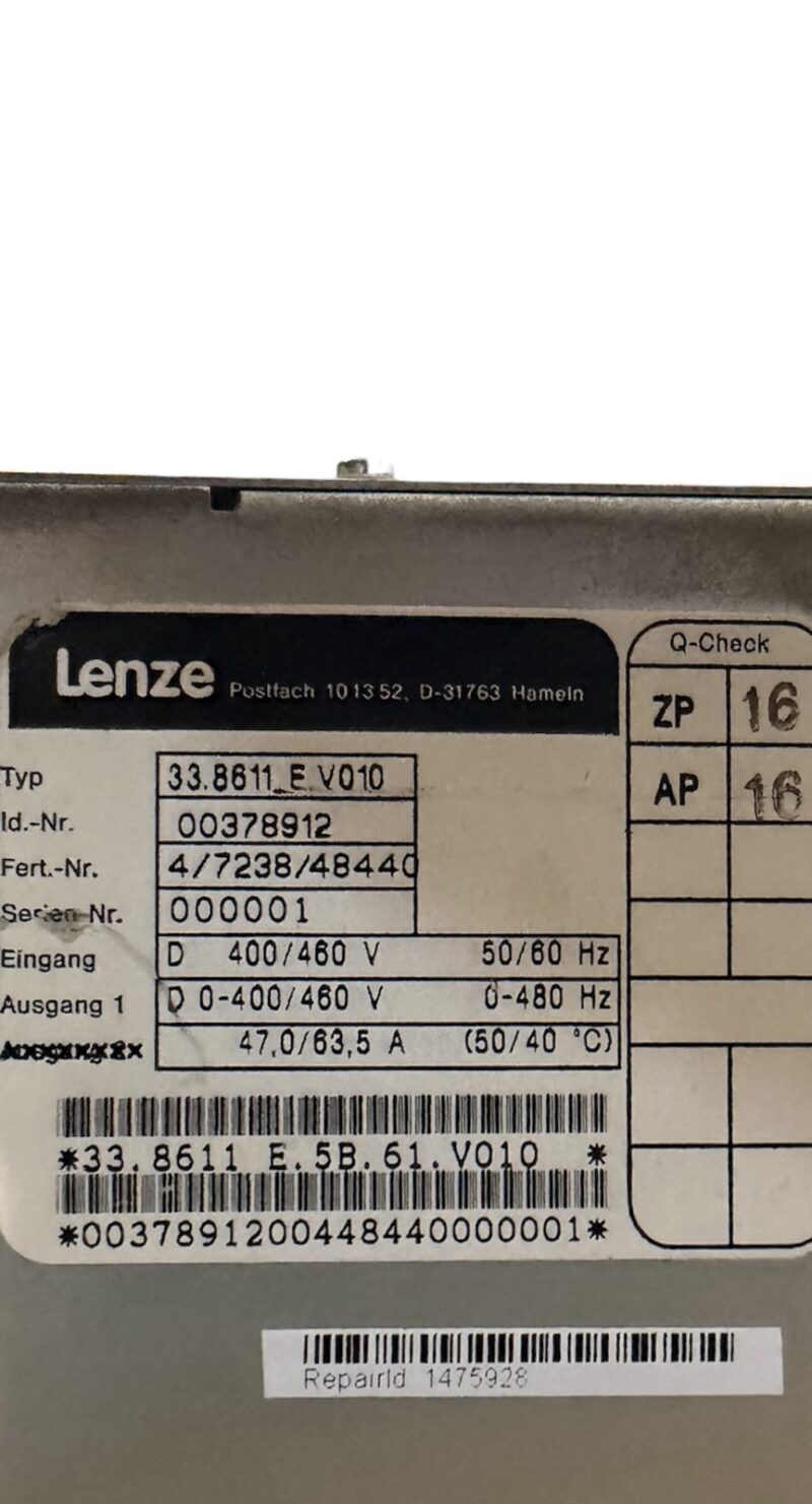 Lenze 33.8611.E.V010 2