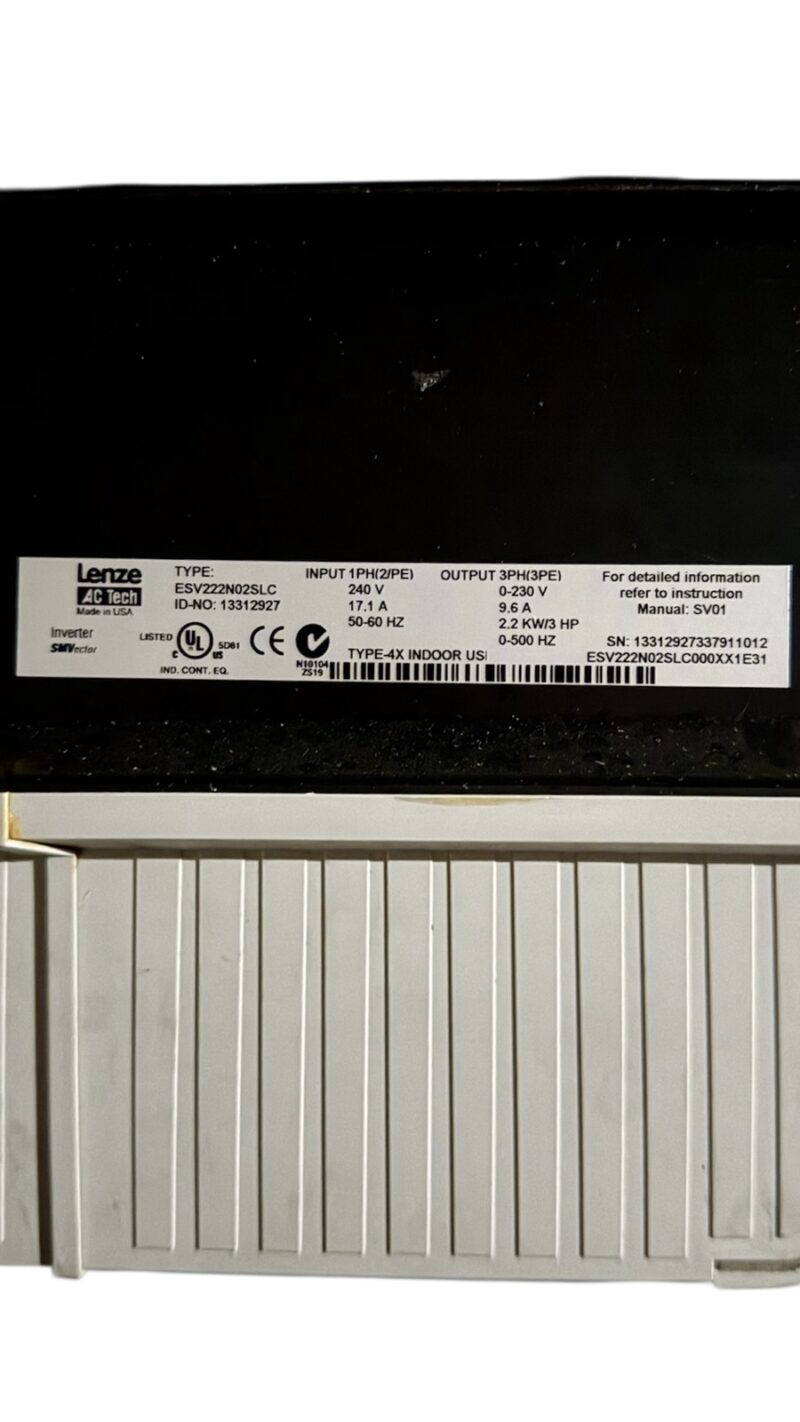 Lenze AC Tech ESV222N0SLC 2є