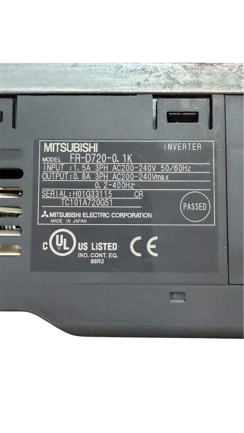 Mitsubishi Electric FR-D720-0.1K 2