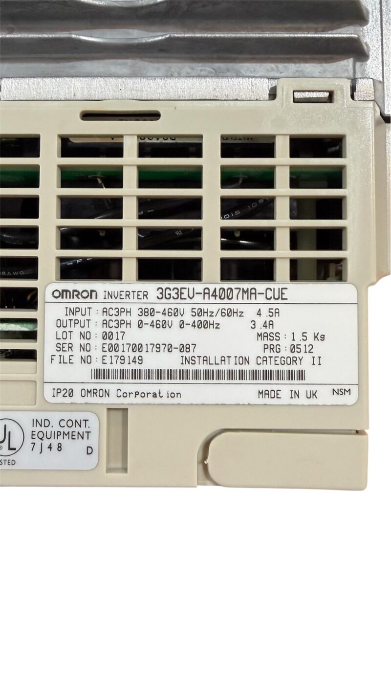 OMRON 3G3EV-A4007MA-CUE 2