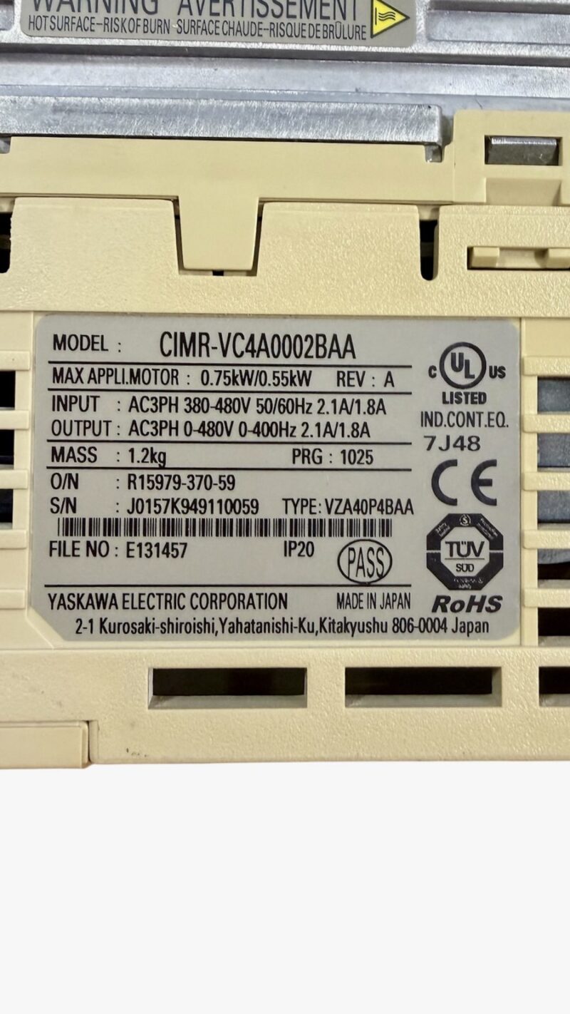 Omron CIMR-VC4A0002BAA 2