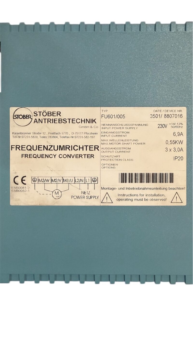Stober Antriebstechnik FU601-005 2