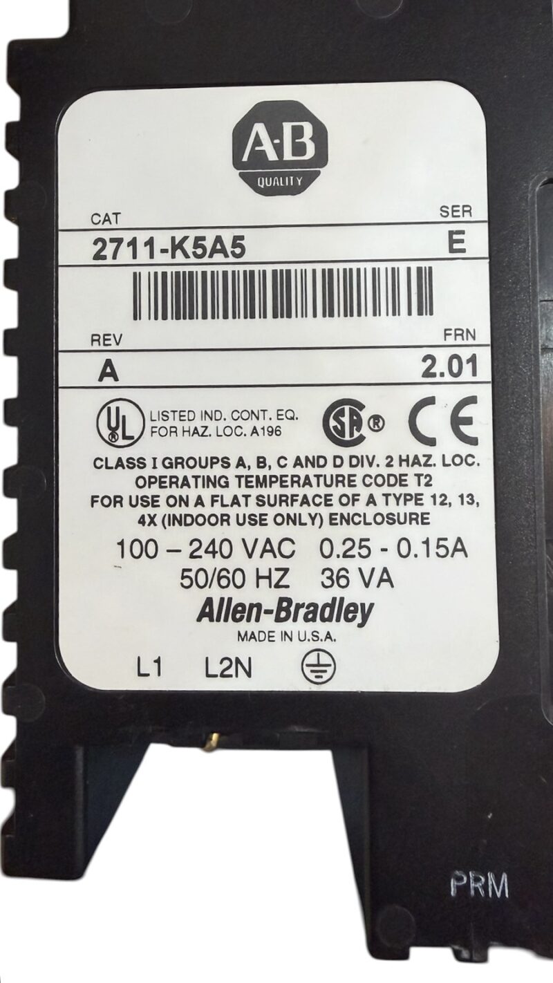 Allen-Bradley 2711-K5A5 2
