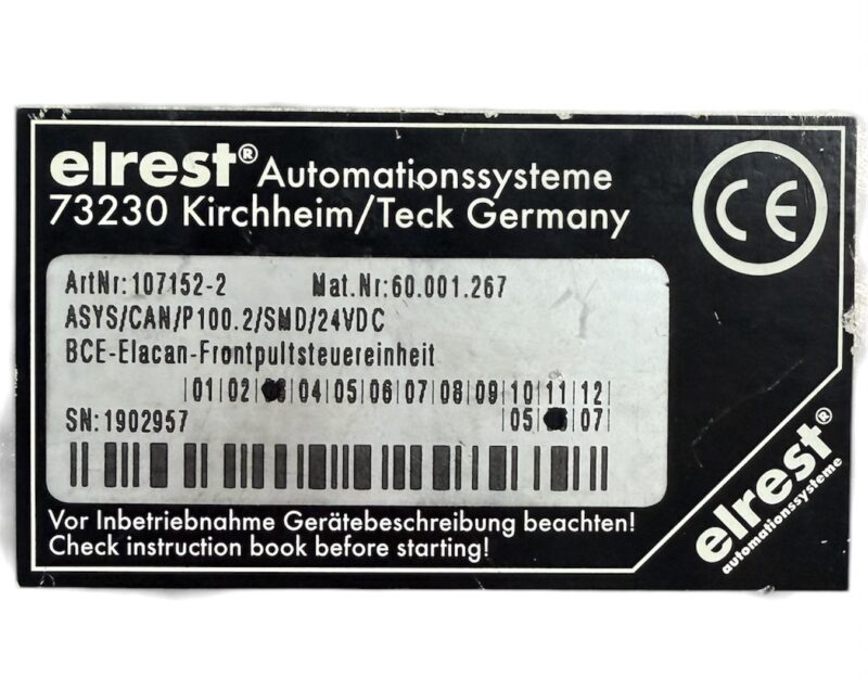Elrest Automationssysteme 107152-2