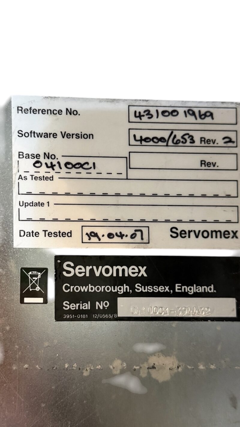 Servomex 4000653 rev.2