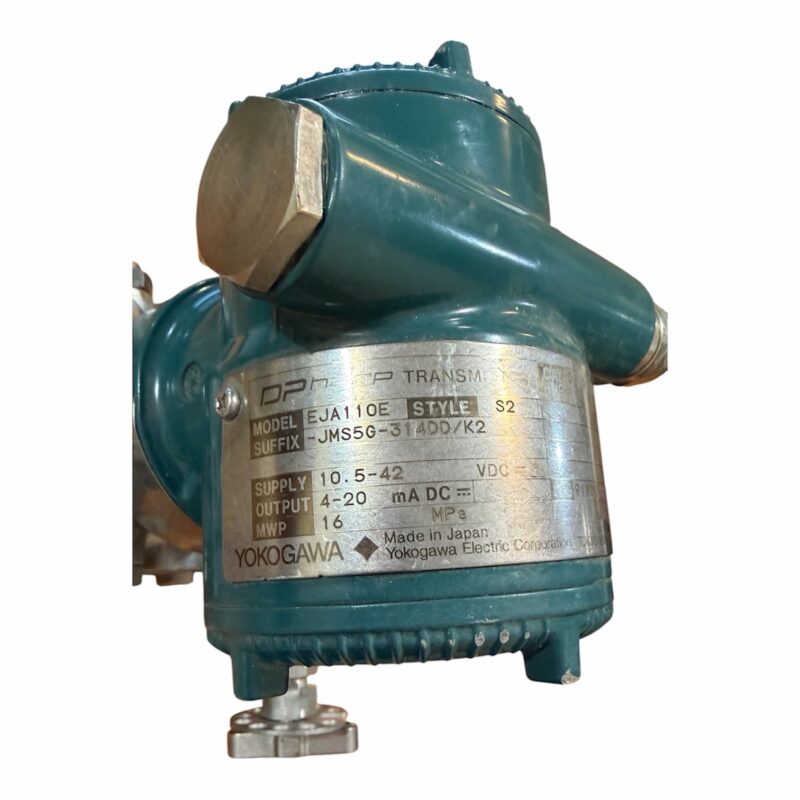 Yokogawa Electric EJA110E-JMS5-314DDK2 Style S2 3