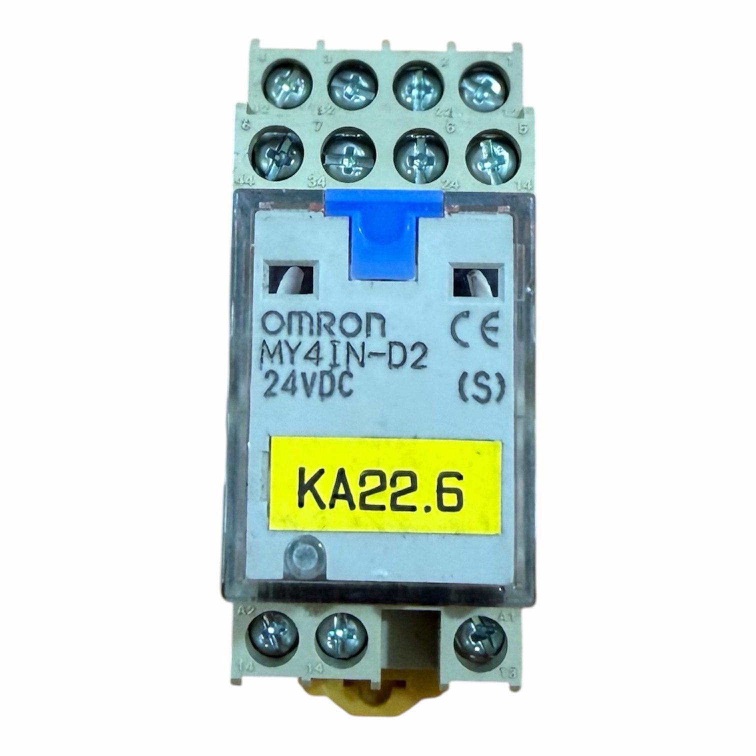 Мініатюрне електромагнітне реле серії MY, Omron MY4IN-D2 (також як модифікація MY4IN-D2-GS-R DC24)