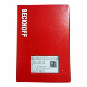 2-канальний модуль аналогового виводу струму EtherCAT Terminal, Beckhoff EL4012