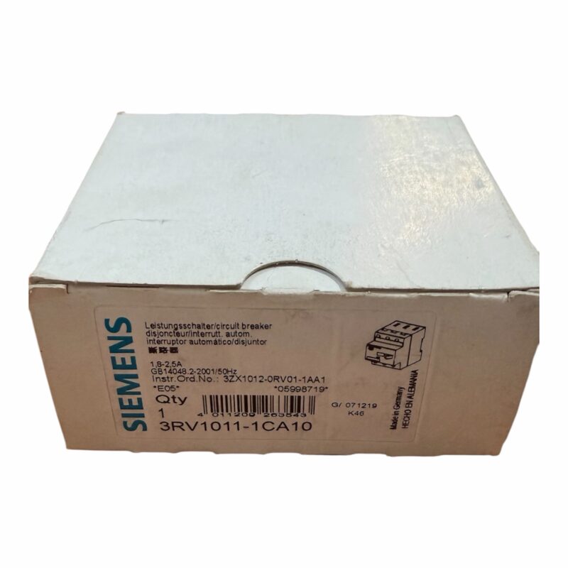Siemens 3RV1011-1CA10 2