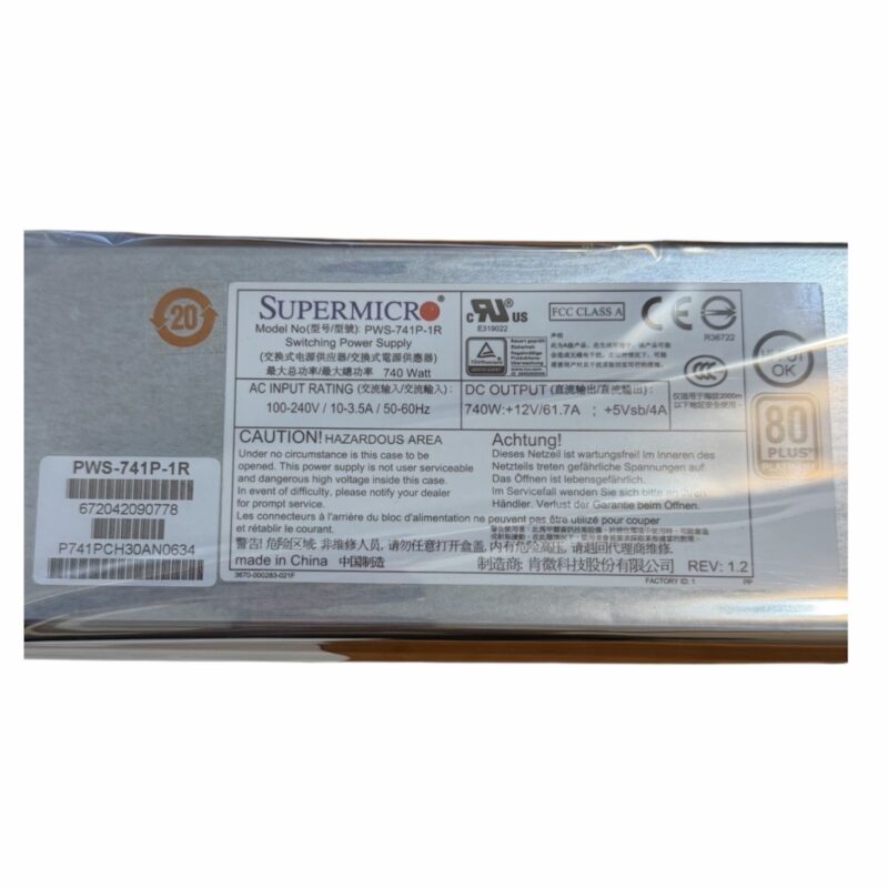 Supermicro PWS-741P-1R 2