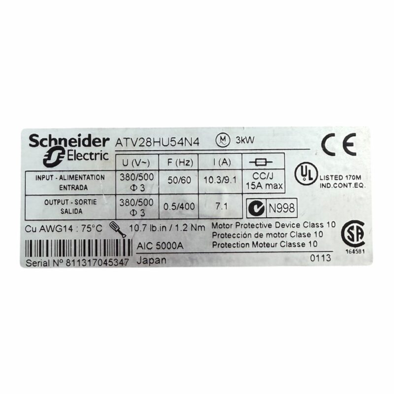 Telemecanique (Schneider Electric) ATV28HU54N4 2